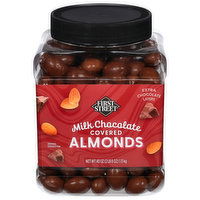 First Street Almonds, Milk Chocolate Covered - 40 Ounce