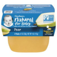 Gerber Pear, Supported Sitter 1st Foods - 2 Each