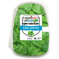 Organicgirl Baby Spinach, Family Size - 10 Ounce