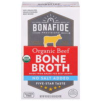 Bonafide Provisions No Salt Added Organic Beef Bone Broth - 16.9 Ounce