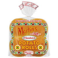 Martin's Potato Rolls, Sandwich - 8 Each