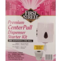 First Street Dispenser Starter Kit, Premium, CenterPull, 1 Each