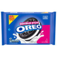 Oreo Sandwich Cookies, Double Stuf, Chocolate, Family Size