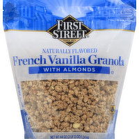 FIRST STREET Granola, French Vanilla, with Almonds - 44 Ounce