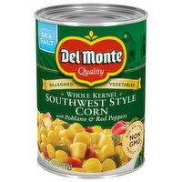 Del Monte Southwest Corn, Whole Kernel - 15.25 Ounce