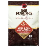 Don Francisco's Coffee, Whole Bean, Medium Roast, Kona Blend - 18 Ounce