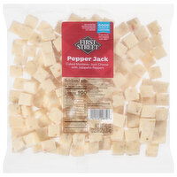 First Street Cubed Pepper Jack Cheese - 40 Ounce