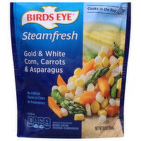 Birds Eye Gold & White Corn, Carrots & Asparagus, 10.8 Ounce