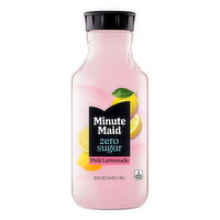 Minute Maid Zero Sugar Pink Lemonade Bottle - 52 Fluid ounce
