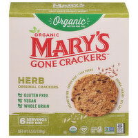 Mary's Gone Crackers Crackers, Herb, Organic - 6.5 Ounce