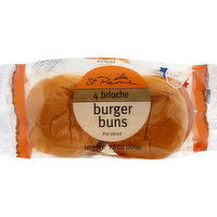 St Pierre Burger Buns, Brioche - 4 Each