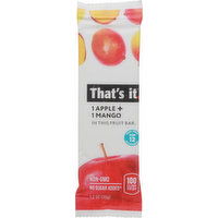 That's It Fruit Bar, Apple + Mango - 1.2 Ounce