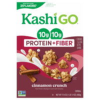 Kashi Go Protein + Fiber Cinnamon Crunch Cereal - 17.4 Ounce