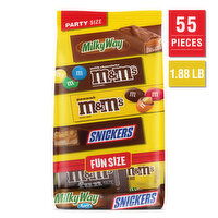 Mixed M&M'S, SNICKERS, & MILKY WAY Chocolate Candy Bag 