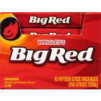 Big Red Gum, Cinnamon - 10 Each