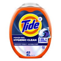 Tide Power PODS Laundry Detergent Pacs, Original - 45 Each