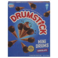 Drumstick Frozen Dairy Dessert Cones, Chocolate - 20 Each