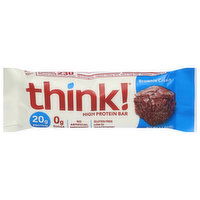 Think! High Protein Bar, Brownie Crunch - 2.1 Ounce