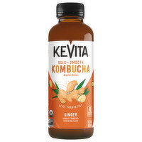 KeVita Kombucha, Ginger, Bold + Smooth - 15.2 Ounce