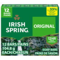 Irish Spring Deodorant Bar Soap for Men - 12 Each