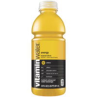 vitaminwater Energy Electrolyte Enhanced Water W/ Vitamins, Tropical Citrus Drink, 20 Fluid ounce