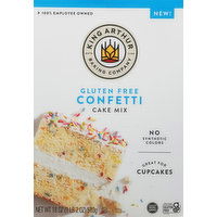 King Arthur Baking Company Cake Mix, Gluten Free, Confetti, 18 Ounce