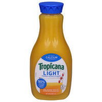 Tropicana Orange Juice Beverage, Light, No Pulp, 46 Ounce