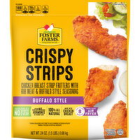 Foster Farms Buffalo Style Crispy Chicken Strips, Frozen