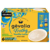 Gevalia Espresso Style Vanilla Latte Coffee and Froth Packet - 6 Each