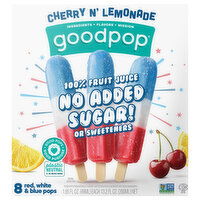 GoodPop Red, White & Blue Cherry N' Lemonade Pops