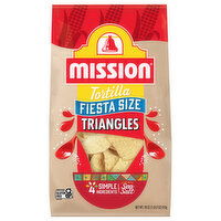 Mission Tortilla Triangles, Restaurant Style, Fiesta Size