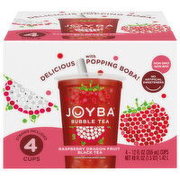 Joyba Raspberry Dragon Fruit Black Tea Bubble Tea