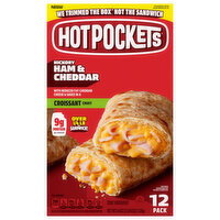 Hot Pockets Croissant Crust Hickory Ham & Cheddar Sandwiches