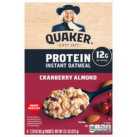 Quaker Protein Cranberry Almond Instant Oatmeal