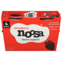 Noosa Yoghurt, Finest, Strawberry, 4 Pack - 4 Each