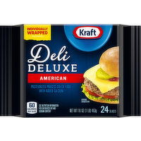 Kraft Deli Deluxe Individually Wrapped American Cheese Slices - 16 Ounce