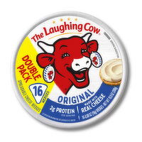 The Laughing Cow Cheese, Creamy Original, Double Pack - 16 Each