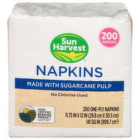 Sun Harvest Napkins, One-Ply - 200 Each