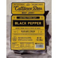 Cattaneo Brothers Peppered Beef Jerky 12/1oz - 12 Ounce