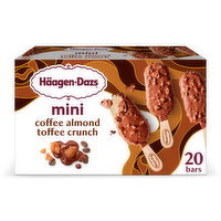Haagen-Dazs Ice Cream Bars, Coffee Almond Toffee Crunch, Mini - 20 Each