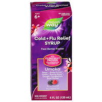 Nature's Way Cold + Flu Relief Syrup, Berry Flavored - 4 Fluid ounce