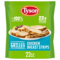 Tyson Frozen Grilled Chicken Breast Strips - 22 Ounce