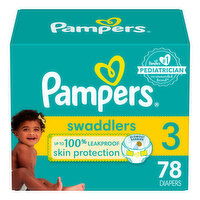 Pampers Swaddlers Diapers - Size 3 (16-28 lbs) - 78 Each