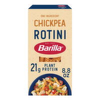 Barilla Chickpea Rotini Pasta - Vegan, Gluten Free, Non GMO & Kosher - High Protein Pasta Made with Plant Based Protein, 8.8 Ounce