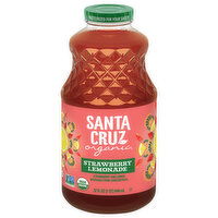 Santa Cruz Organic Strawberry Lemonade - 32 Fluid ounce