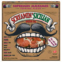 Screamin' Sicilian Pizza Co. Supremus Maximus Pizza - 25 Ounce