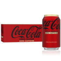 Coca-Cola Zero Sugar Caffeine-Free Soda Soft Drink, 12 fl oz, 12 Ct, 12 Each