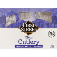 First Street Cutlery, Clear - 360 Each