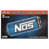 NOS High Performance Energy Drink - 12 Each
