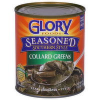 Glory Foods Collard Greens, Southern Style, Seasoned - 27 Ounce